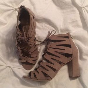 Madden Girl Taupe Heels